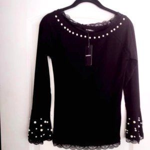 🆕🆕🆕 - Gorgeous Black Bebe Top